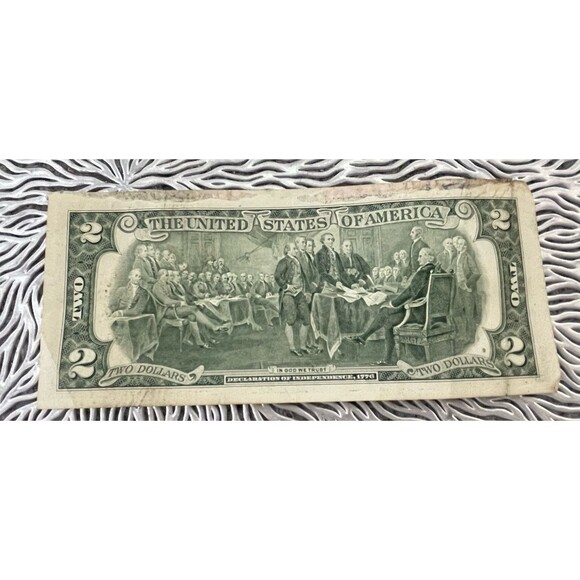 2009 series A 2 dollar bill rare serial number A01927989 A - Picture 5 of 8